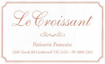 Le Croissant - Patisserie Francaise - 1204 Toorak Rd Camberwell